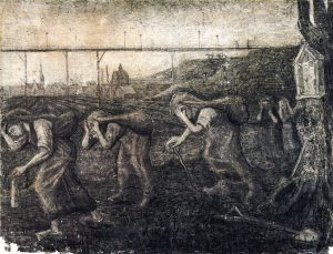 Dem der bærer byrderne. Van Gogh tegning i kulminer