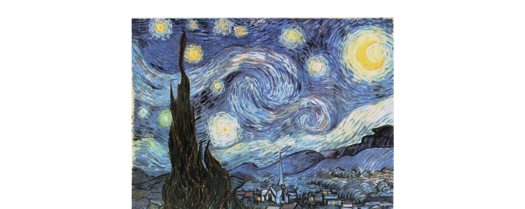 Stjernenat af Van Gogh Starry Night