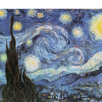 Stjernenat af Van Gogh Starry Night