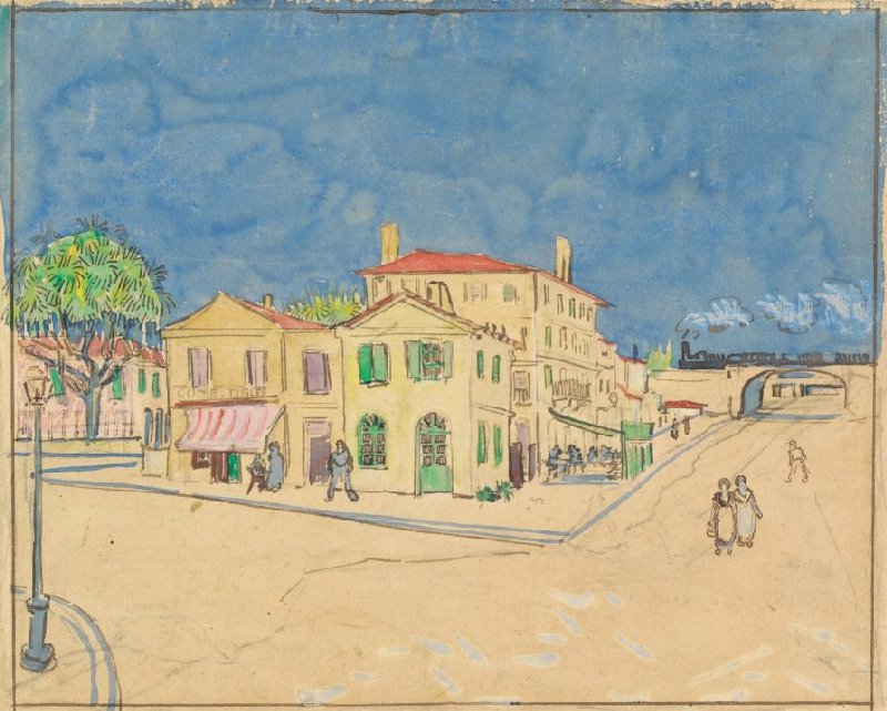 Det gule hus i Arles Van Gogh Museum