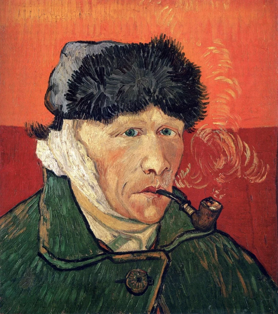Vincent van Gogh's selvportræt med bandage for øret