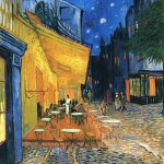 Cafe terrassen på Forum i Arles 1881 Vincent van Gogh Wikiart
